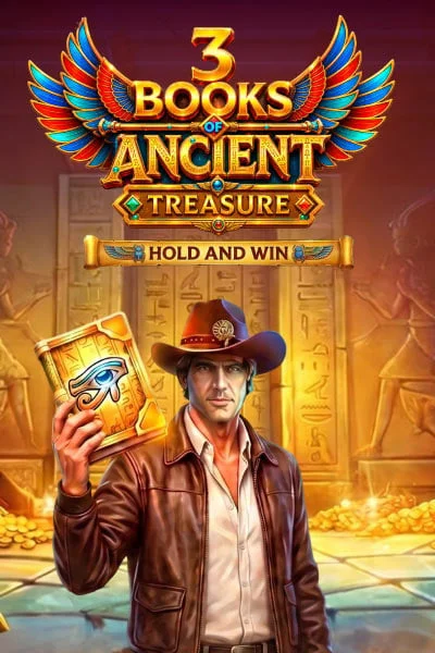 3 Books of Ancient Treasure Hold and Win